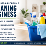 Established Cleaning Business | ~$715K 2026 Sales Pace | Cash Flow Doubled YTD | 200+ contracted clients | Fire Island |