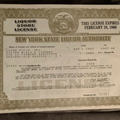 Class C Beer License Transferable LIMITED To Issued Existing LICENSES ONLY
